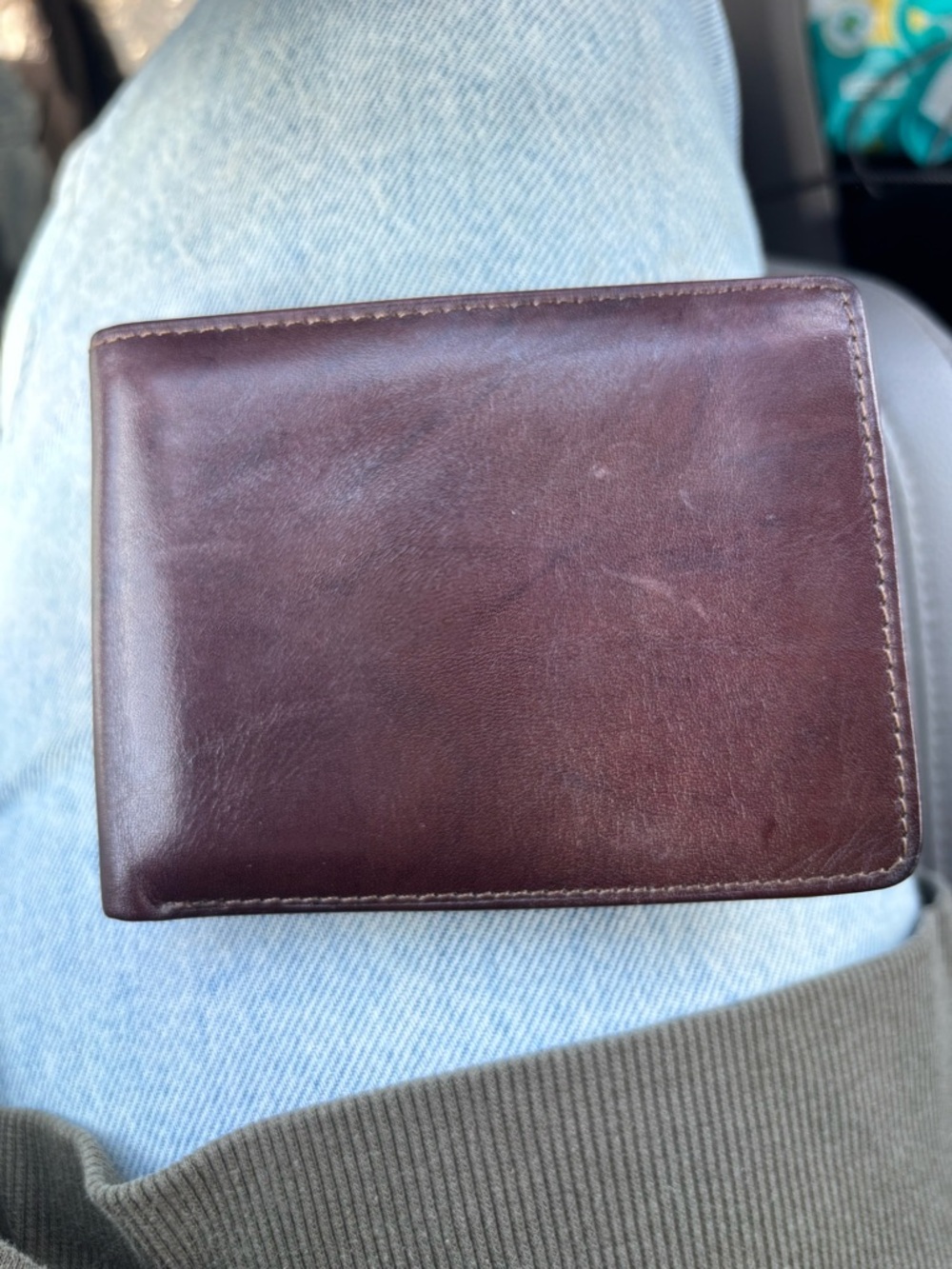 Rolfs Brown Leather Card & Key Holder